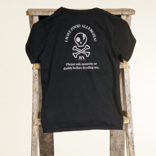 2-6YRS Short Sleeve Kids t-shirt Food Allergy